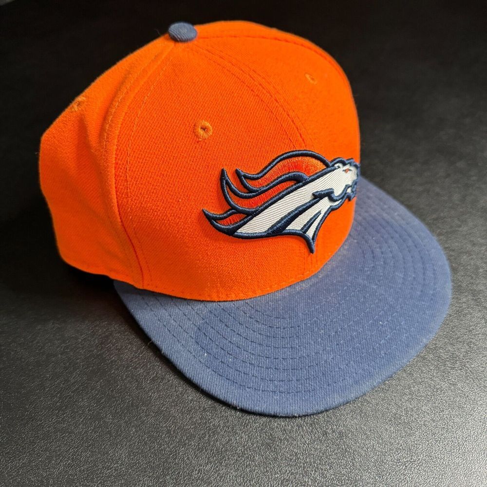 New Era‎ Bronco Orange Cap Strap 7 5/8 Hat
